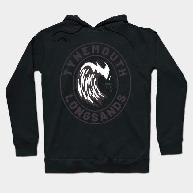 Tynemouth Longsands - Ride the Surf Hoodie by NORTHERNDAYS